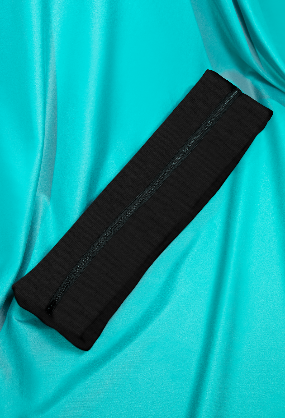 Corset storage bag in black cotton