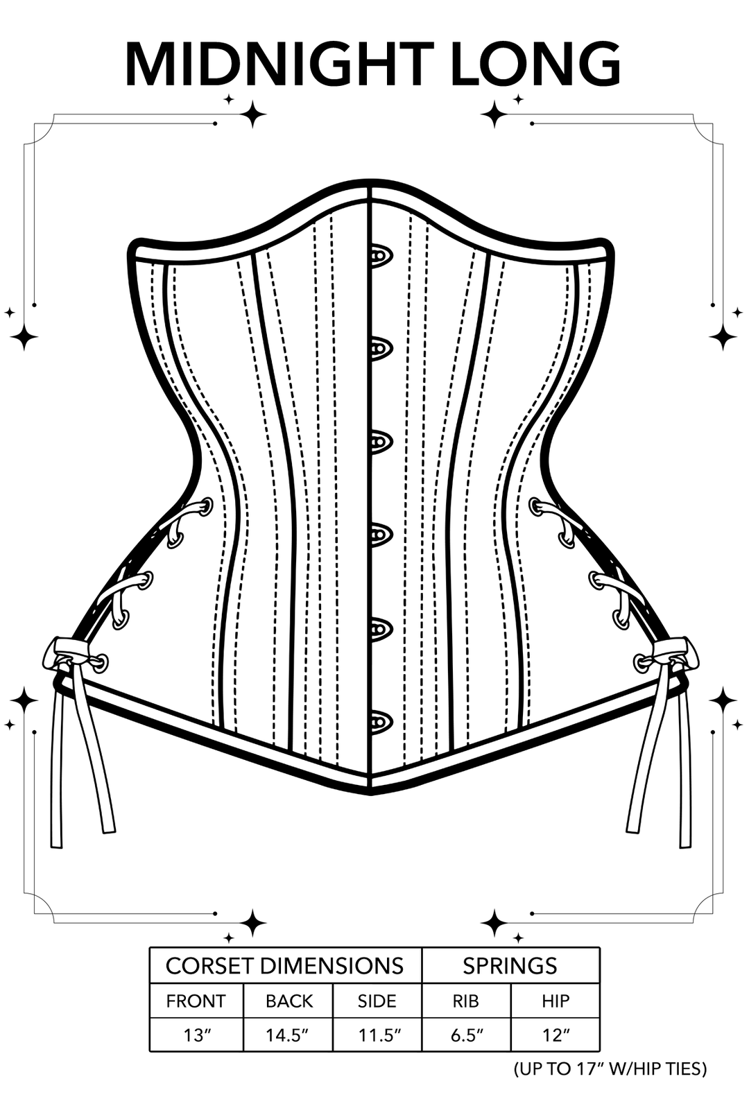 Midnight Signature Long Underbust - Photoshoot Samples