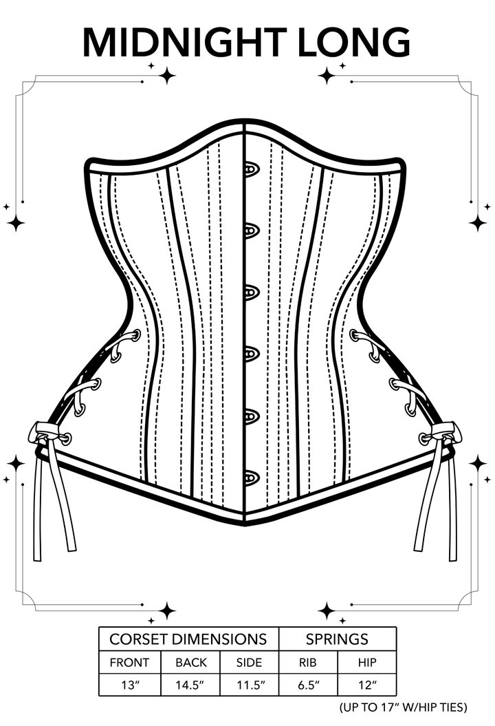 Midnight Signature Long Underbust - Photoshoot Samples