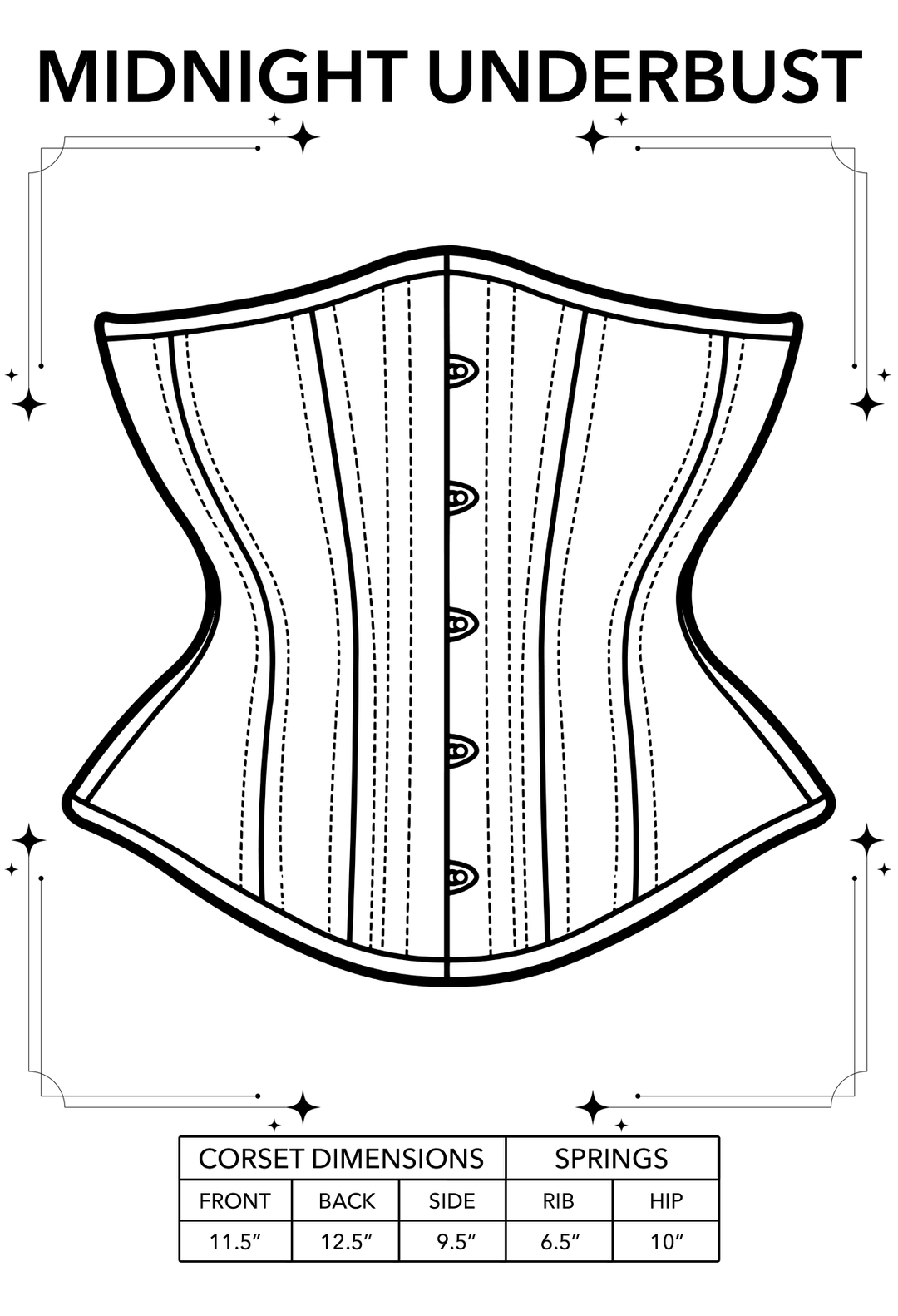 Midnight Signature Underbust - Photoshoot Samples