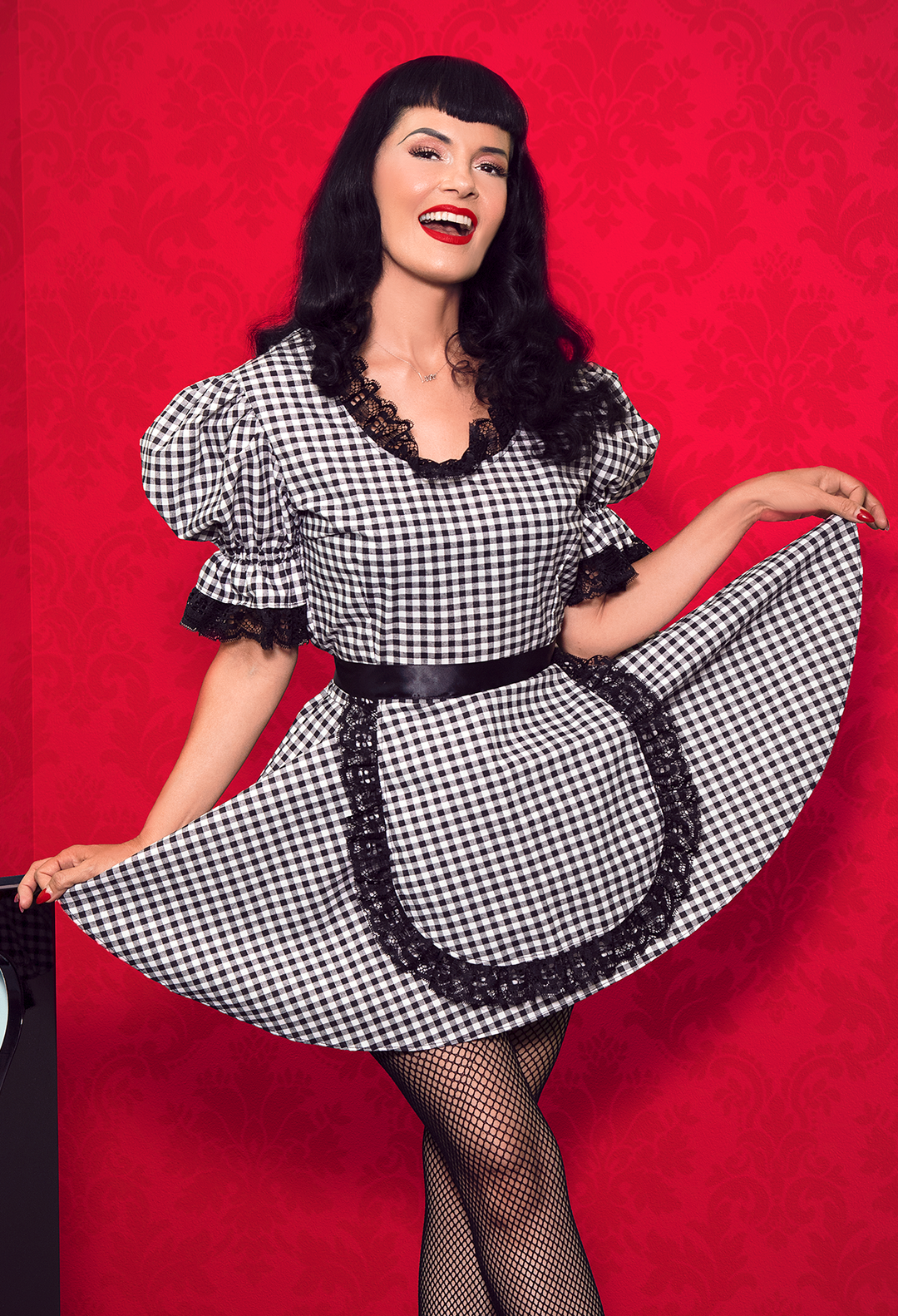 Fitted French Maid Dress
