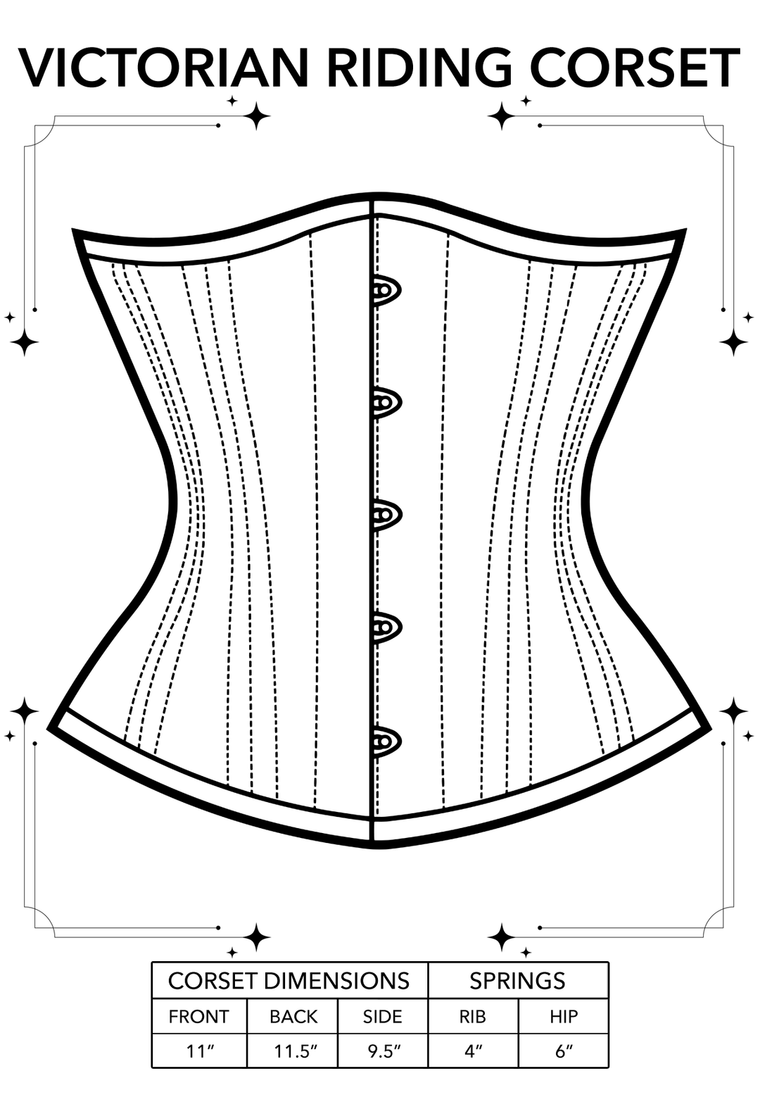 Victorian Riding Corset